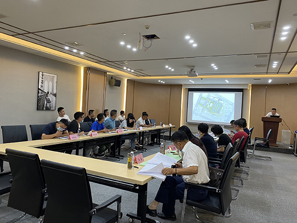 安博电子官方网站组织召开鄱阳县鄱阳湖公园地下停车场项目初步设计的评审会